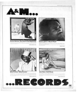 A&M Records, Ltd. 1977 Britain ad