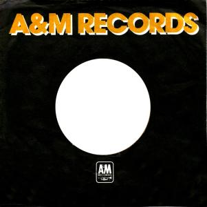 A&M Records, Ltd. 7-inch sleeve