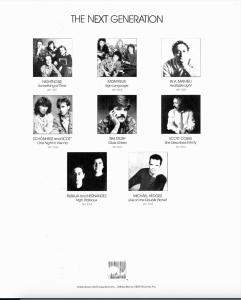 Windham Hill Records artists 1987 U.S. ad