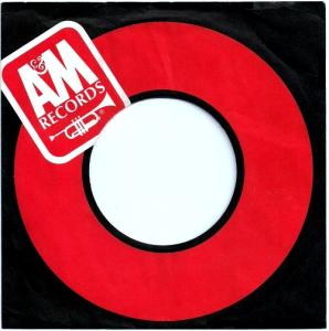 A&M Records Ltd. 7-inch sleeve