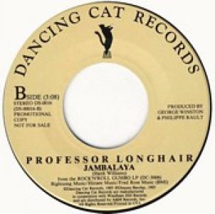 Dancing Cat 7-inch stock label