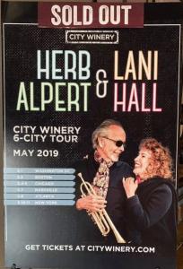 Herb Alpert & Lani Hall tour poster 2019