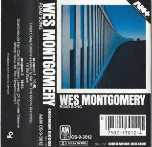 Wes Montgomery: Road Song Audio Master + cassette album