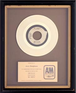 Styx: Mr. Roboto U.S. RIAA gold single