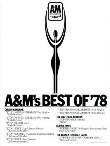 A&M Records Best Of 1978 US ad