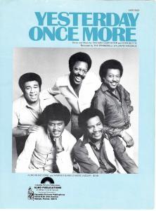 Almo Music: Yesterday Once More sheet music 1981