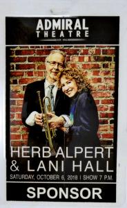 Herb Alpert & Lani Hall Backstage Pass