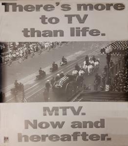 A&M Records: MTV 10th anniversary 1991 US ad