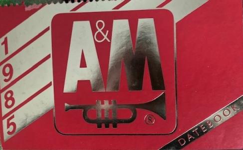 A&M Records Canada Datebook 1985