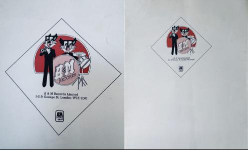 A&M Records, Ltd. press kit folder 1970s