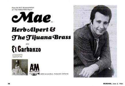 Herb Alpert & the Tijuana Brass Advert