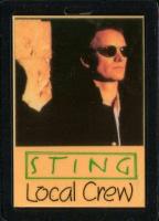 Sting backstage pass 1994