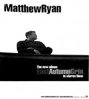 Matthew Ryan: East Autumn Grin U.S. poster