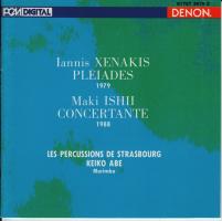 Les Percussions de Strasbourg: Iannis Xenakis Pleiades 1979 Maki Ishiss Concertante 1968 U.S. CD album