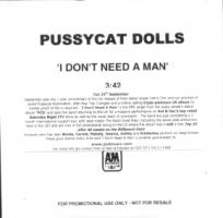 Pussycat Dolls: I Don't Need a Man U.K. CD Acetate