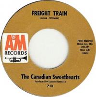 Canadian Sweethearts: Freight Train U.S. 7-inch label