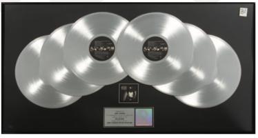 Janet Jackson: Rhythm Nation 1814 U.S. RIAA platinum 6x award