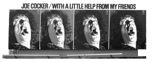 Joe Cocker: With a Little Help From My Friends Los Angeles billboard