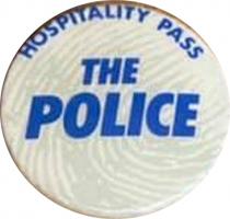 Police hospitality pass button