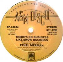 Ethel Merman: There's No Business Like Show Business Y.S. 12-inch