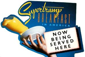 Supertramp: Breakfast In America U.S. cardboard poster