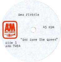 Sex Pistols: God Save the Queen Britain 7-inch acetate