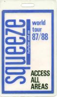 Squeeze: Babylon and On backstage pass 1987