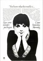 Liza Minnelli: Come Saturday Morning U.S. ad