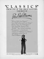 Paul Williams: Classics US ad