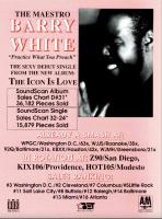 Barry White: The Icon Is Love 1994 ad
