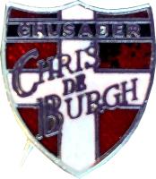 Chris DeBurgh: Crusader US promotional lapel pin