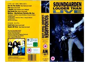 Soundgarden: Louder Than Live Britain VHS