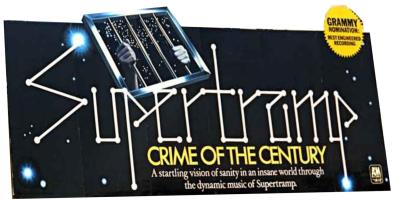 Supertramp: Crime Of the Century Los Angeles Billboard