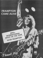 Peter Frampton: Frampton Comes Alive Juno ad