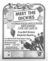 Dickies 1978 Flyer Los Angeles