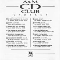 A&M CD Club Sampler Great Artists Great Music Canada CD