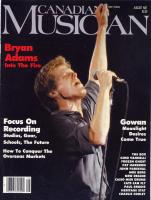 Bryan Adams: Canadian Musician August 1987