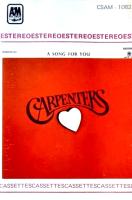 Carpenters: A Song For You Mexico cassette album