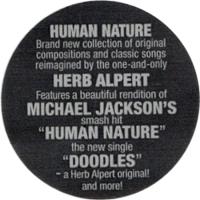 Herb Alpert: Human Nature U.S. CD sticker
