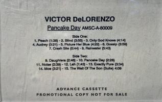 Victor DeLorenzo: Pancake Day US promotional cassette album