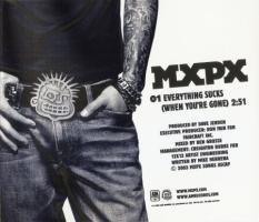 MxPx: Everything Sucks (When You're Gone) US CD single