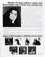 Rita Coolidge album catalog ad