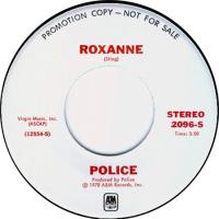 Police: Roxanne U.S. promotional 7-inch