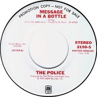Police: Message In a Bottle U.S. promotional 7-inch