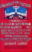 Joe Cocker Mad Dogs tour Cincinnati, OH poster