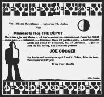 Joe Cocker Mad Dogs tour Buffalo, NY ad