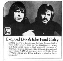 England Dan & John Ford Coley U.S. ad