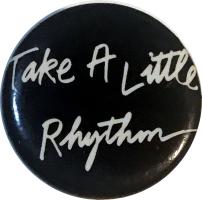 Ali Thomson: Take a Little Rhythm U.S. promotional pin