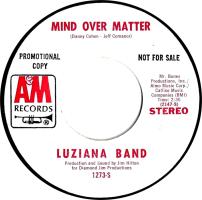 Luziana Band: Mind Over Matter U.S. promo 7-inch