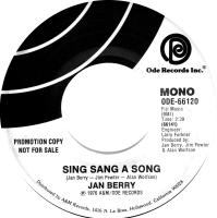 Jan Berry: Sing Sang a Song U.S. promo 7-inch